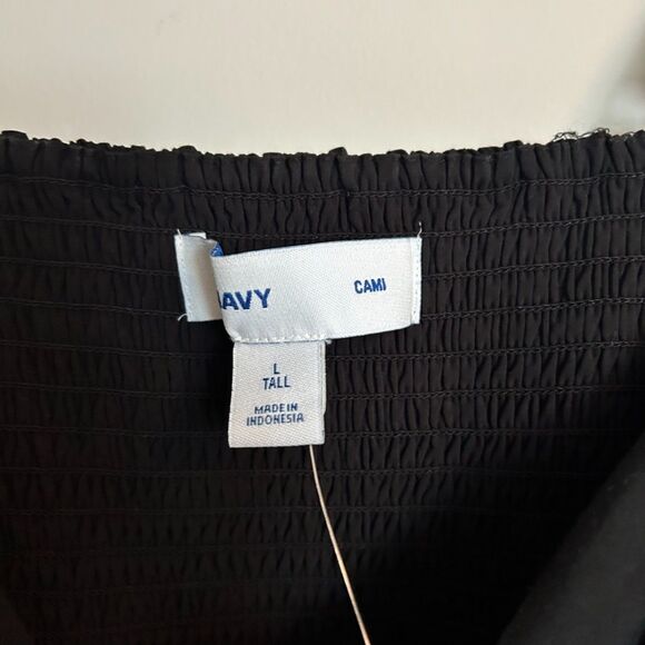 Old Navy Fit and Flare Polka Dot Black White Dress Large Tall - Picture 5 of 8